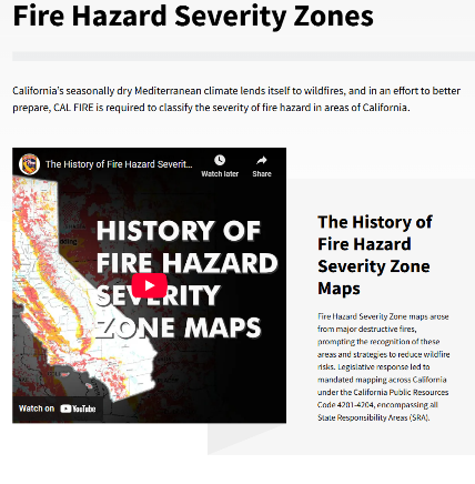 Fire Hazard Severity Zone Locator